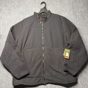 Ozark Trail Men's 3XL Mixed Media Fleece Pinnacle System Jacket Black New